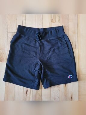 Champion men's size large black fleece shorts